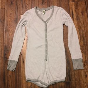 Gray onsie pajamas
